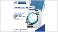 LAVASECARROPAS ENXUTA C/FRONTAL I 10,5KG.