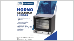 HORNO ELÉCTRICO LUNDAR I 4 BANDEJAS